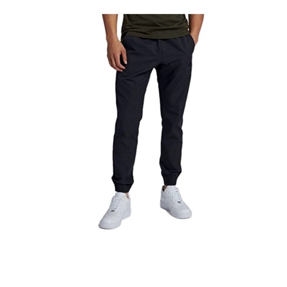 Nike Black Woven Jogger Pants - Picture 1 of 6